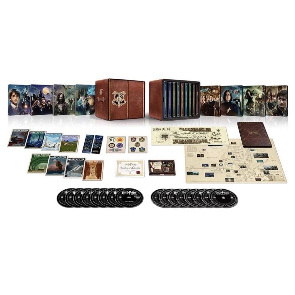 Harry Potter 8-Film Steelbook Library Case AMAZON 4K+Digital